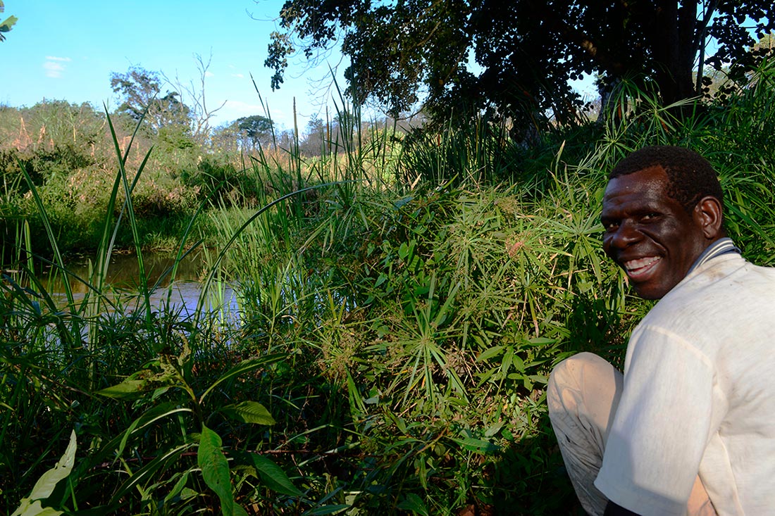 Paulo by Nhamacoa River. 